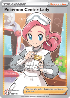 Pokémon Center Lady #185 from Vivid Voltage