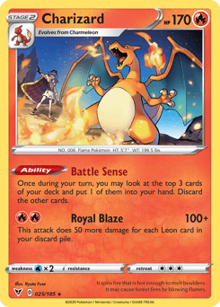 Charizard #25 from Vivid Voltage