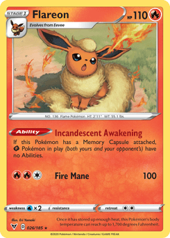 Flareon #26 from Vivid Voltage
