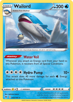 Wailord #32 from Vivid Voltage