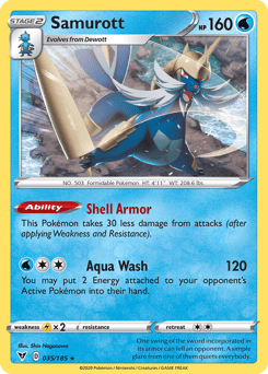 Samurott #35 from Vivid Voltage