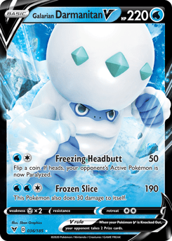 Galarian Darmanitan V #36 from Vivid Voltage
