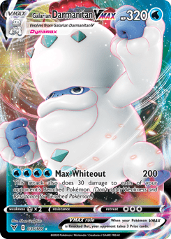 Galarian Darmanitan VMAX #37 from Vivid Voltage