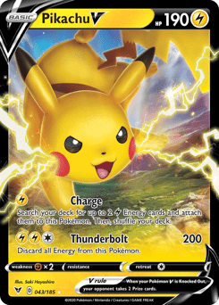 Pikachu V #43 from Vivid Voltage