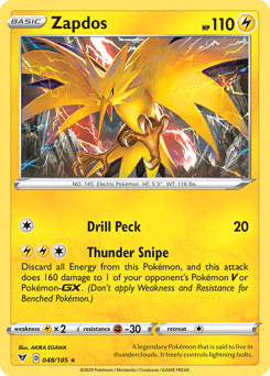 Zapdos #48 from Vivid Voltage