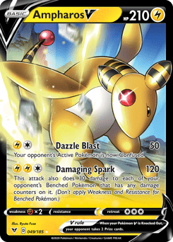 Ampharos V #49 from Vivid Voltage