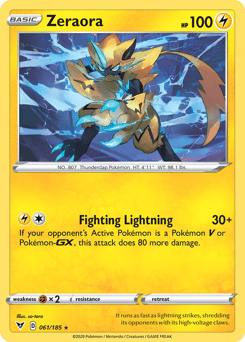 Zeraora #61 from Vivid Voltage