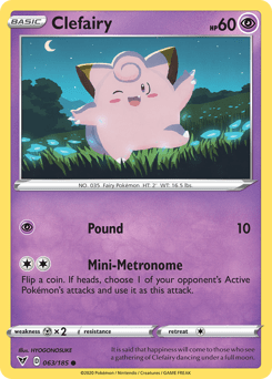 Clefairy #63 from Vivid Voltage