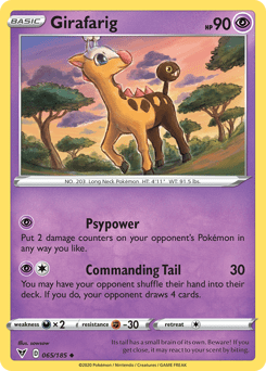 Girafarig #65 from Vivid Voltage