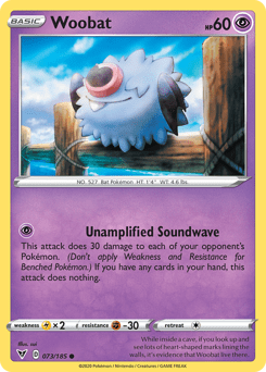 Woobat #73 from Vivid Voltage
