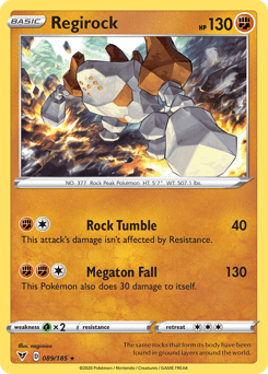 Regirock #89 from Vivid Voltage