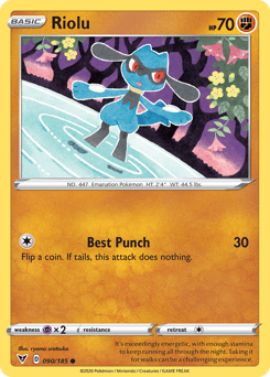 Riolu #90 from Vivid Voltage
