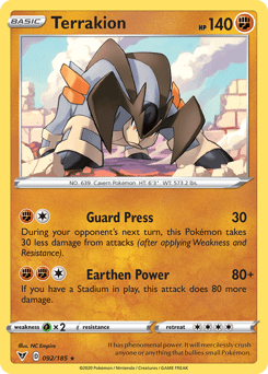 Terrakion #92 from Vivid Voltage