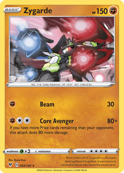 Zygarde #93 from Vivid Voltage