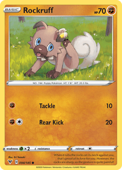 Rockruff #94 from Vivid Voltage