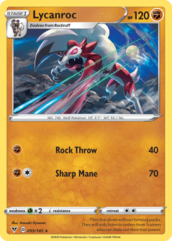 Lycanroc #95 from Vivid Voltage