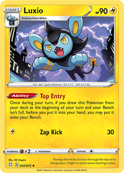 Luxio #32 from Shining Fates