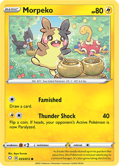 Morpeko #35 from Shining Fates