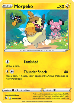 Morpeko #36 from Shining Fates