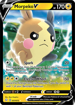 Morpeko V #37 from Shining Fates