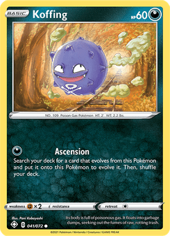 Koffing #41 from Shining Fates