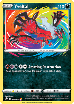 Yveltal #46 from Shining Fates