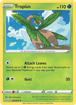 Tropius #5 from Shining Fates