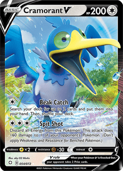 Cramorant V #54 from Shining Fates