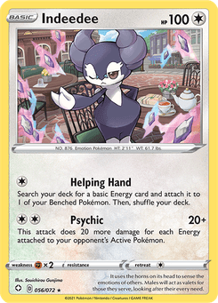 Indeedee #56 from Shining Fates