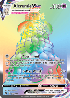 Alcremie VMAX #73 from Shining Fates