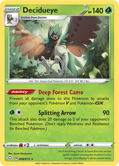 Decidueye #8 from Shining Fates