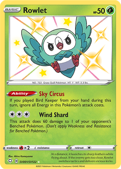 Rowlet #SV1 from SF: Shiny Vault