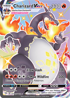Charizard VMAX #SV107 from SF: Shiny Vault