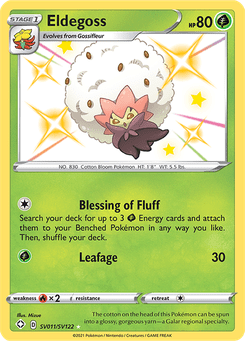 Eldegoss #SV11 from SF: Shiny Vault