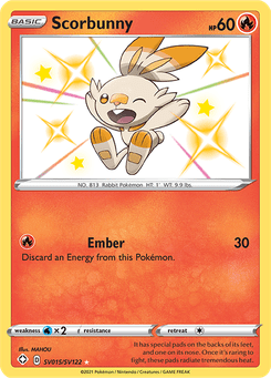 Scorbunny #SV15 from SF: Shiny Vault