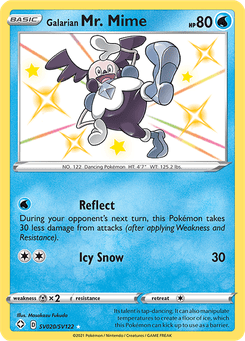 Galarian Mr. Mime #SV20 from SF: Shiny Vault