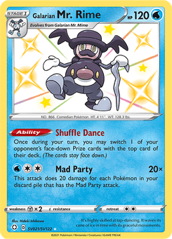 Galarian Mr. Rime #SV21 from SF: Shiny Vault