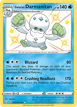 Galarian Darmanitan #SV24 from SF: Shiny Vault