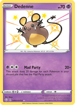 Dedenne #SV51 from SF: Shiny Vault
