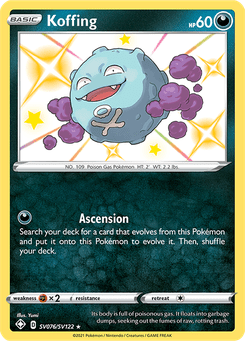 Koffing #SV76 from SF: Shiny Vault