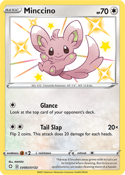Minccino #SV93 from SF: Shiny Vault
