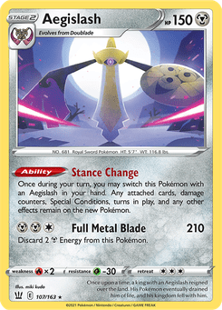 Aegislash #107 from Battle Styles