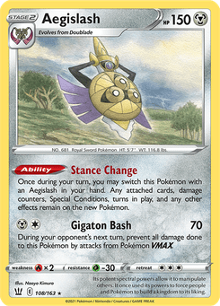 Aegislash #108 from Battle Styles