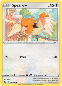 Spearow #111 by Sekio