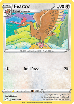 Fearow #112 from Battle Styles