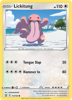 Lickitung #113 from Battle Styles