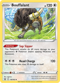 Bouffalant #118 from Battle Styles