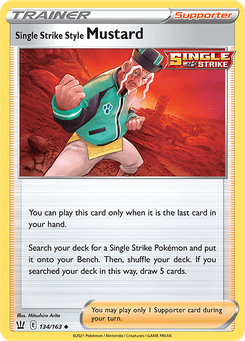 Single Strike Style Mustard #134 from Battle Styles