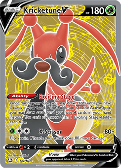 Kricketune V #142 from Battle Styles