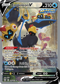 Empoleon V #146 from Battle Styles